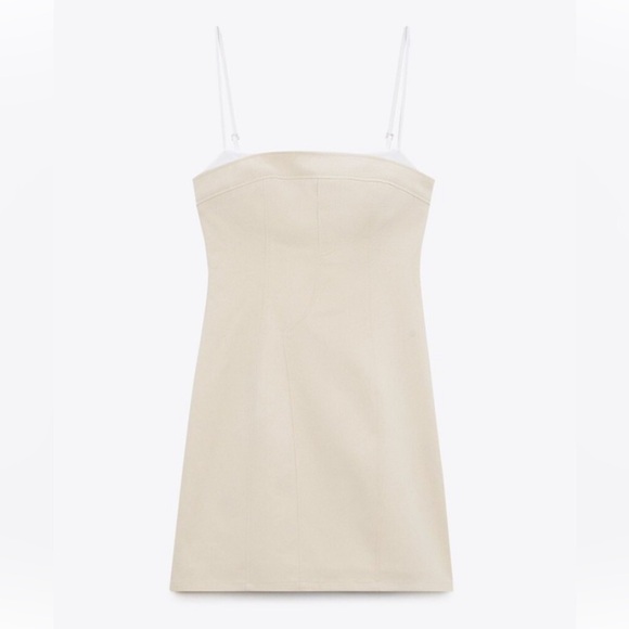 ZARA COMBINATION SHORT DRESS NWT - Picture 6 of 8